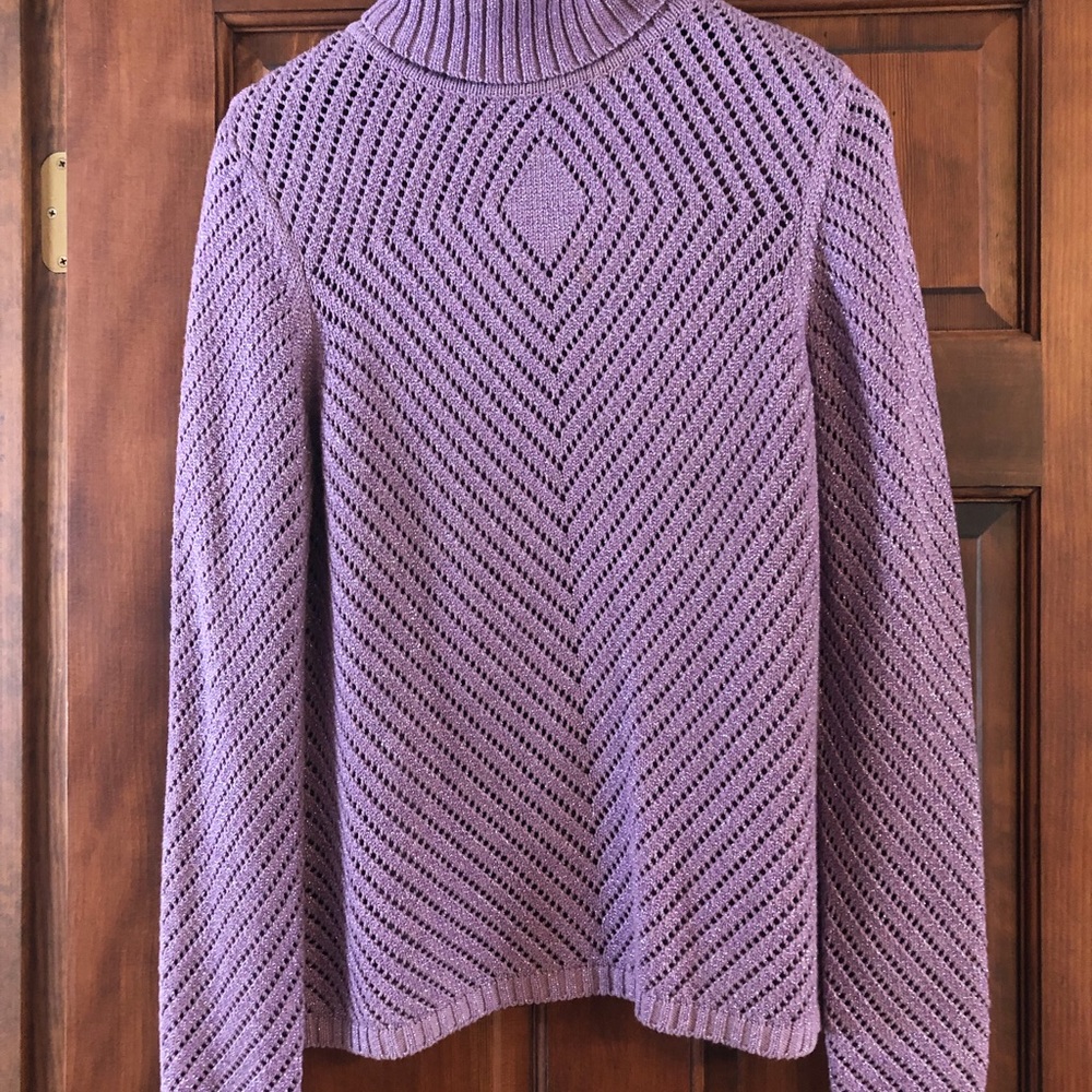 Sparkling Purple Sweater